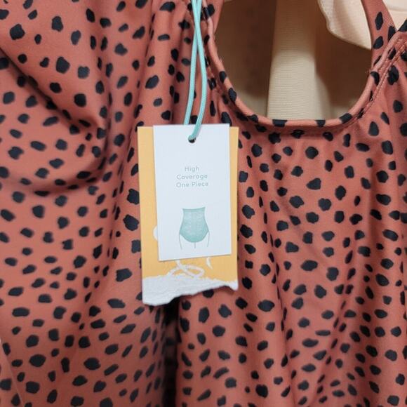 Kona Sol High Coverage One Piece Swimsuit Size 17 - Picture 10 of 11